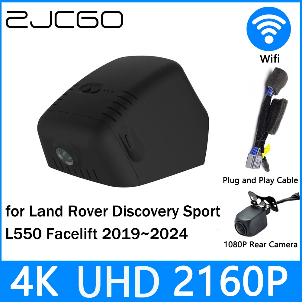 

ZJCGO Dash Cam 4K UHD 2160P Car Video Recorder DVR Night Vision for Land Rover Discovery Sport L550 Facelift 2019~2024