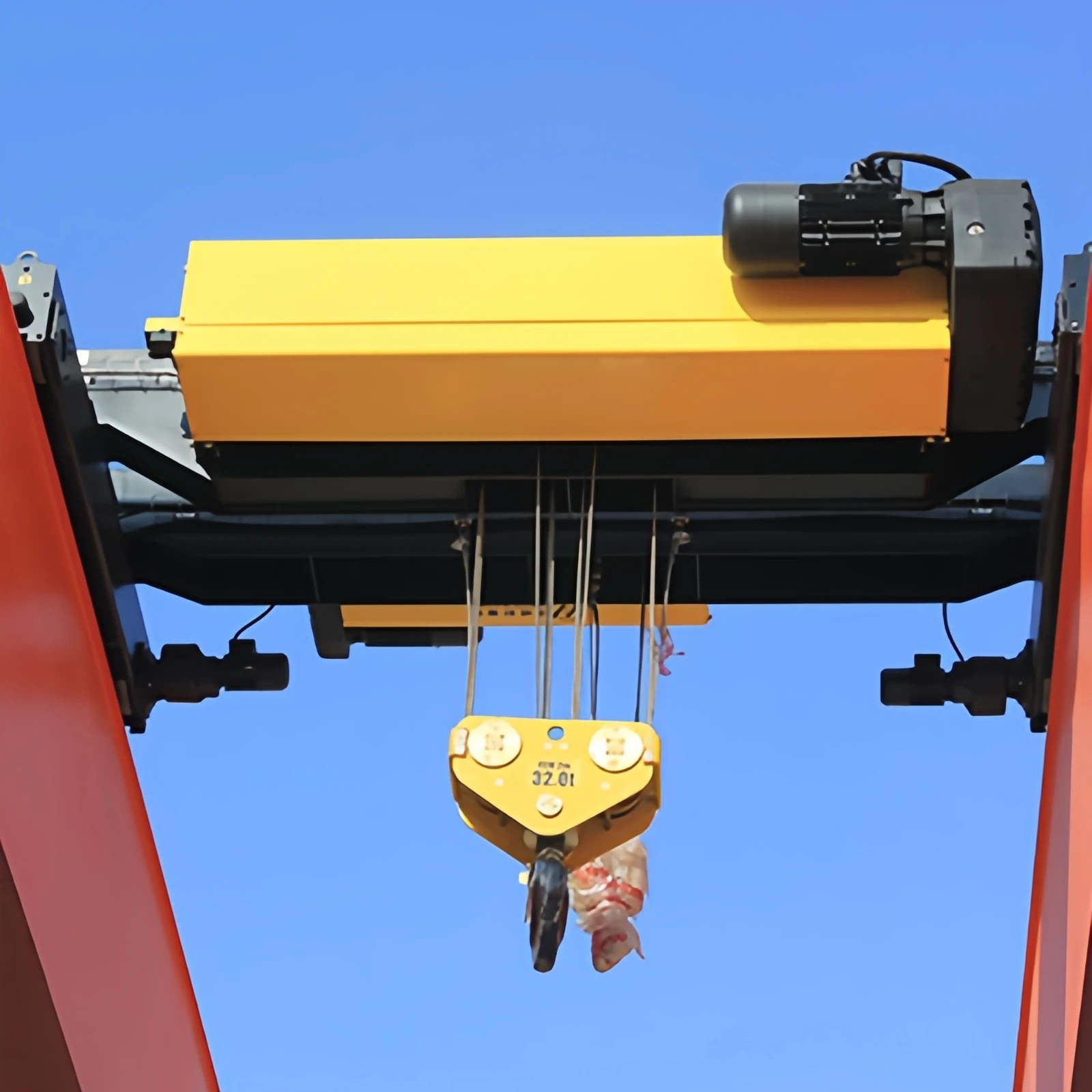 Port Applications Use European-style Electric Wire Rope Hoists Heavy Type 10 Ton 16 Ton 32Ton
