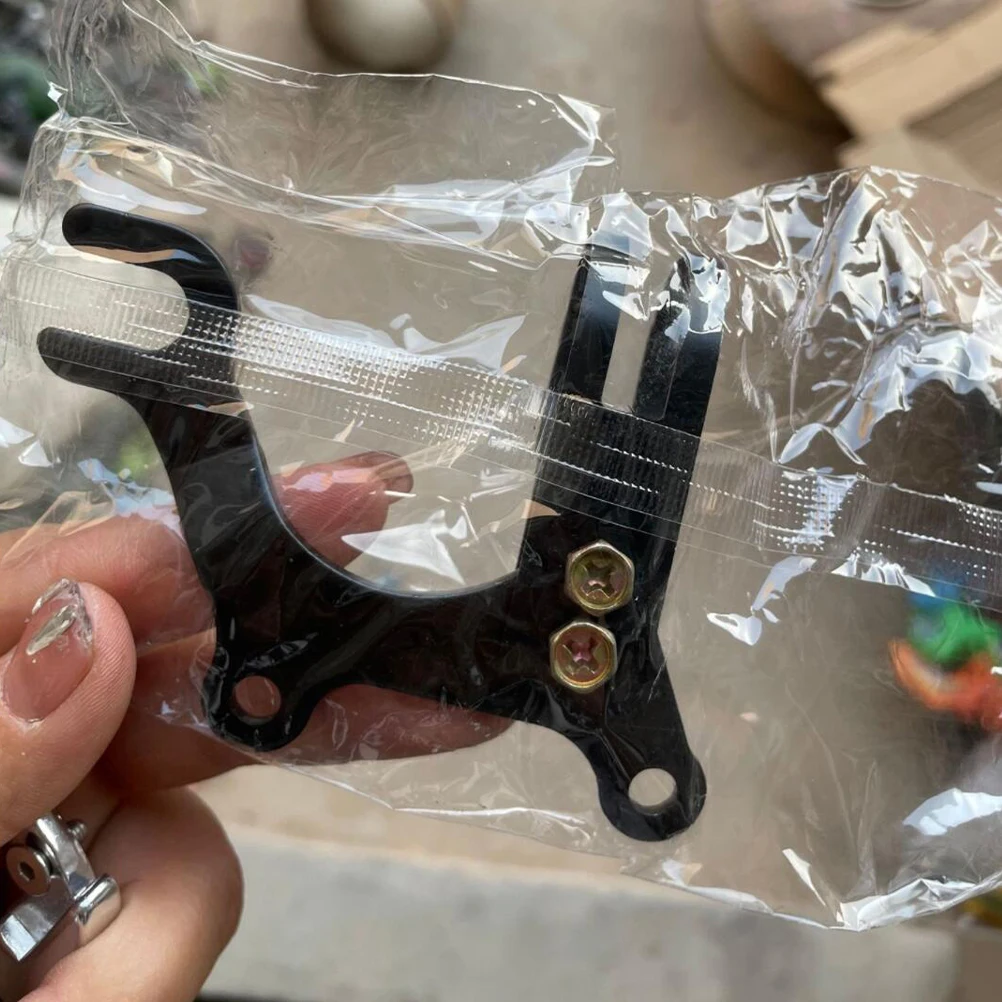 

2pcs Disc Brake Conversion Kit Adjustable Carbon Steel Bike Brake Bracket For Bicycle Frame Modification Brakes Adapter