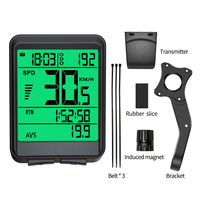 Bikevee BKV-1517 Wireless Bicycle Computer Waterproofing Ultra-Long Standby Bike Speedometer Odometer With Auto Backlight Stand