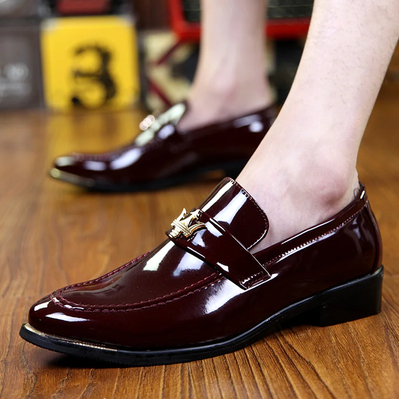 Luxury Italian Dress Shoes Man Oxfords Leather Casual Business Shoes Men Office Shoes Fashion Wedding Formal Shoes for Men 2024