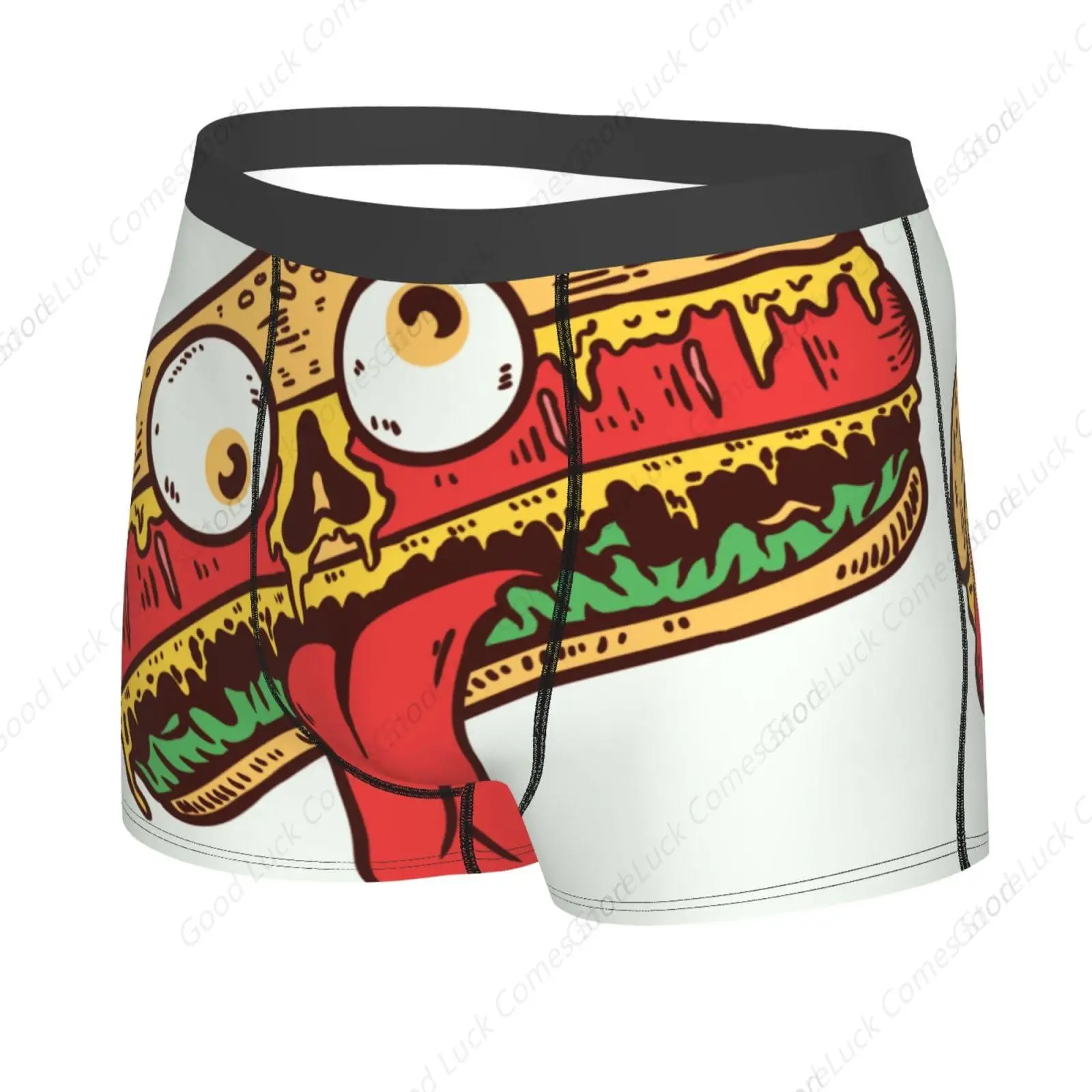 Men'S Funny Hot Dog Boxer Brief Stretch Underwear Hilarious Gag Gifts For Men S