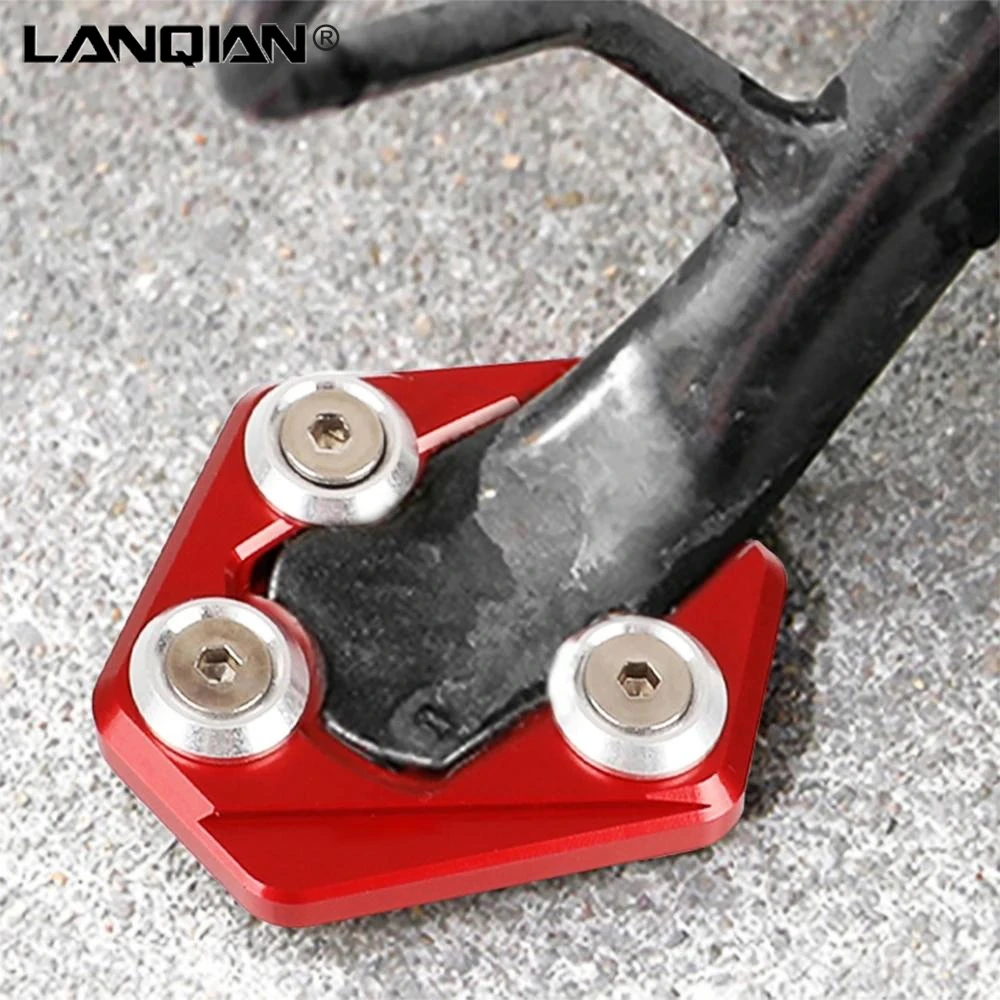 Motorcycle CNC Side Stand Vergroter Kickstand Pad Voor Honda CBR600RR CB125R CB300R CB300F CB500X CB500F CBR500R CBR650R CB650R