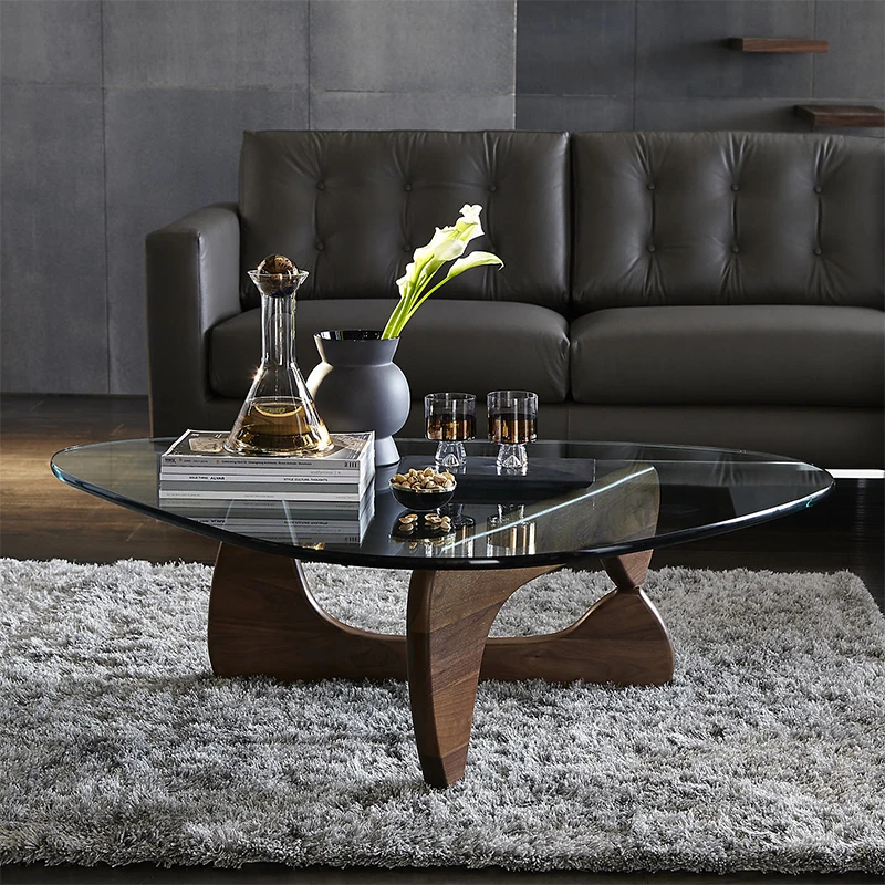 Designer Furniture Minimalist Nokou Yong Coffee Table Creative Glass Living Room