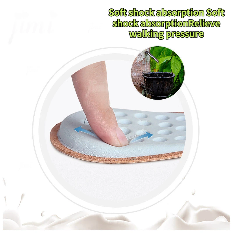 Plantillas de cuero con cojín para el talón, insertos suaves para aliviar el dolor en el pie, protectores para el dolor en el pie, almohadilla de soporte para zapatos para hombres y mujeres