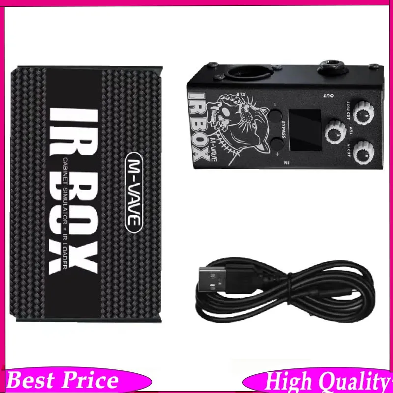 

M VAVE Guitar Pedal Effectr IR BOX (Cabinet Simulator +IR Loader) Highly Restored Various Classic Speaker Box Sound support APP