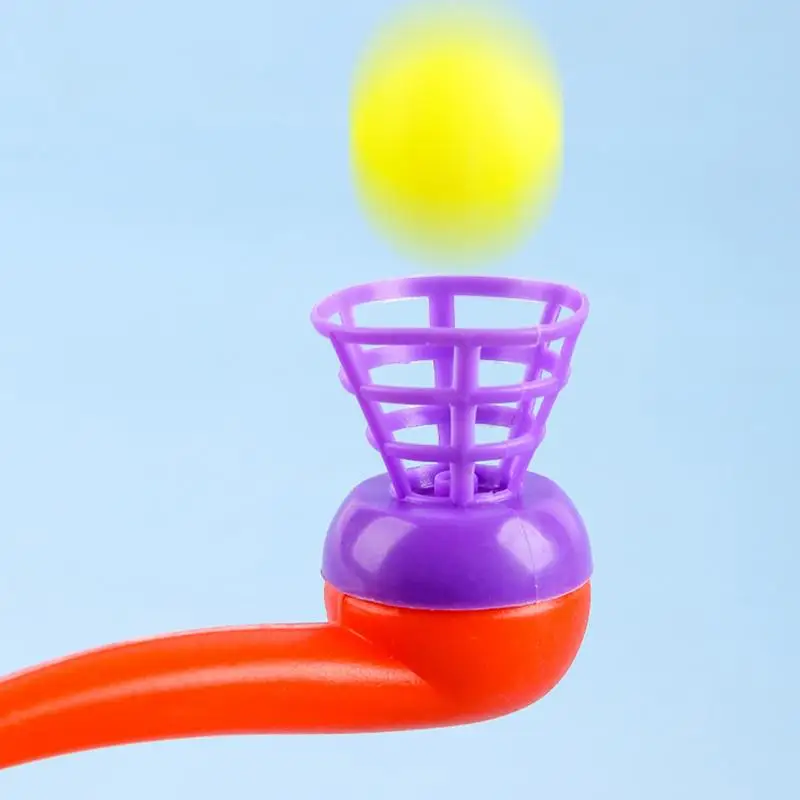 Drijvende Blaaspijp Bal Speelgoed 10X Klassieke Kindertijd Speelgoed Grappige Ballen Balanceren Spel Blaaspijp Ballen Spel Speelgoed Stress Reliever