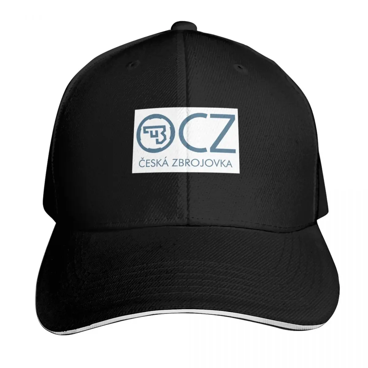 CZ Firearms Logo Baseball Cap Sun Protection UPF 50+ Breathable Mesh Back Adjustable Buckle Closure