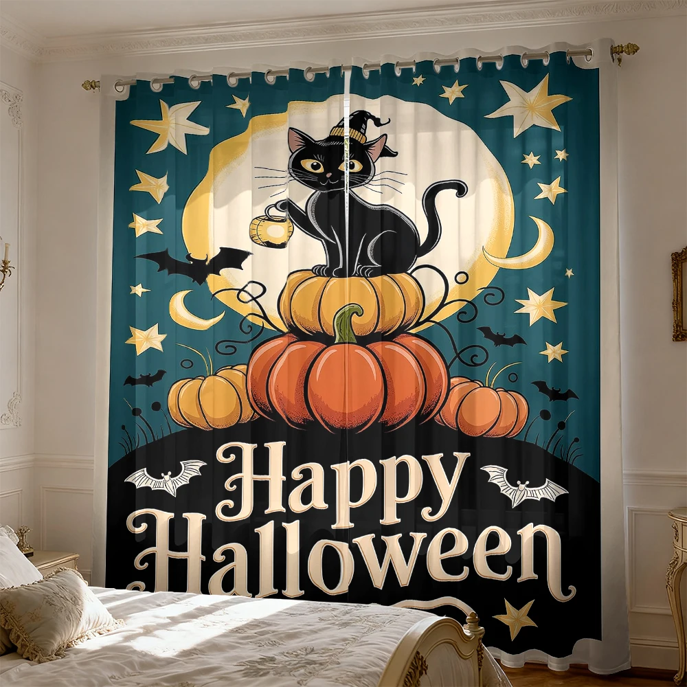 2pcs black cat pumpkin 