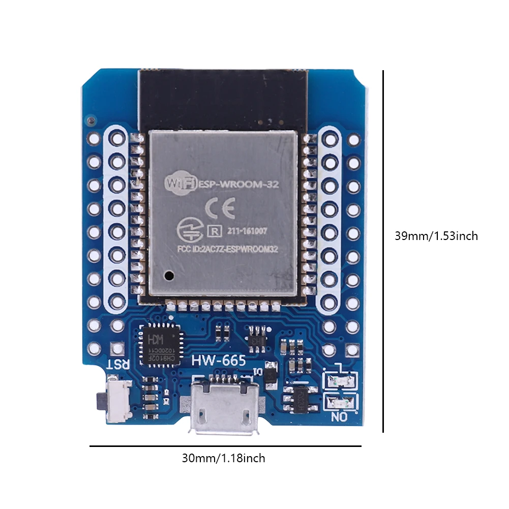 Módulo de placa de desarrollo para Arduino con pines para Wemos Mini D1, ESP8266, ESP32, ESP-32S, WIFI, Bluetooth, CP2104, CH9102