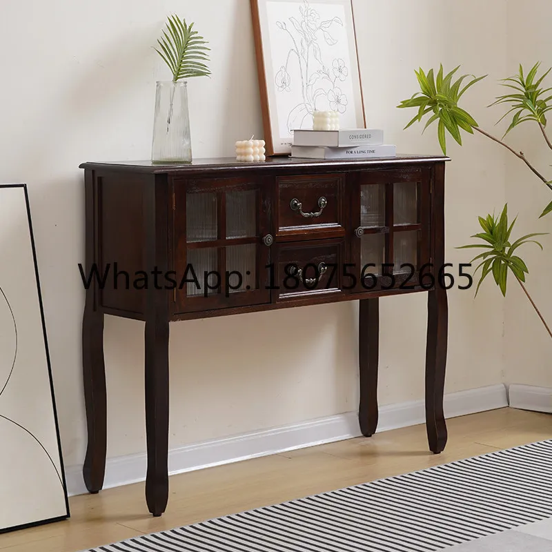 American-style living room sideboard console table for hallway, entryway, and decor view 5