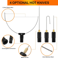 【Rushed】Hot Wire Foam Cutter Kit 4 In 1 Foam Cutting Set With Electric Carving Tool And Transformer Adapter US Plug