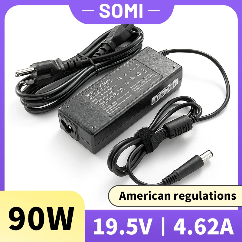 19.5V 4.62A 90W Laptop AC Adapter Charger For DELL E4300 E4310 E5400 E5410 E5420 E5500 1420 1501 1521 1525 D400 Inspiron 14R