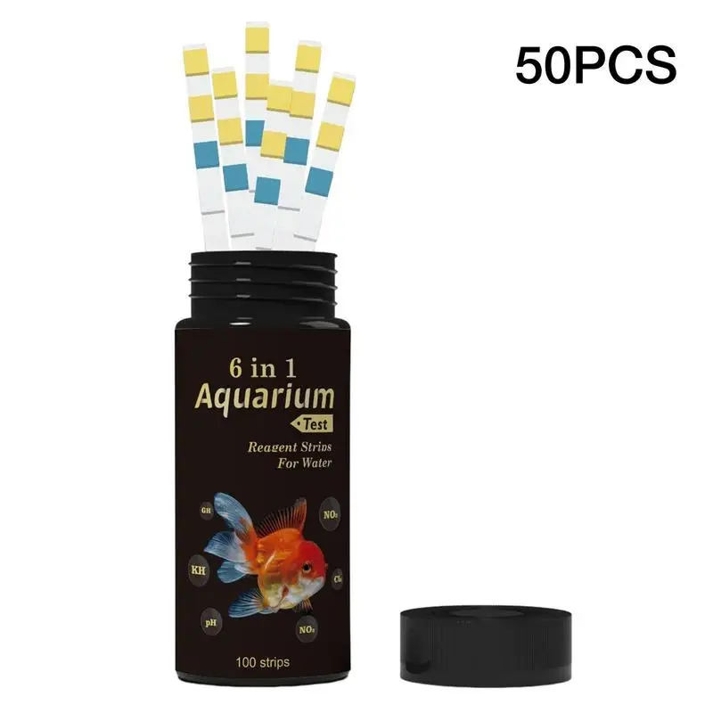 Aquarium Water Test Kit Water Quality Testing Strips Fish Tank Testing PH Paper Pond Hardness Measuring Tool Aquatic Supplies