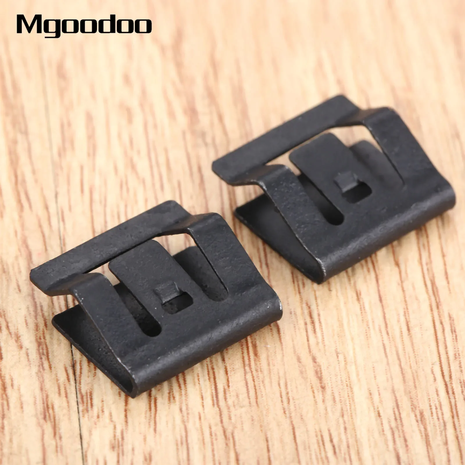 10Pcs Auto Fastener Clip Black Rivets Clips Car Console Navigation CD DVD Sound Panel Metal Iron Retainer For Honda Civic Accord