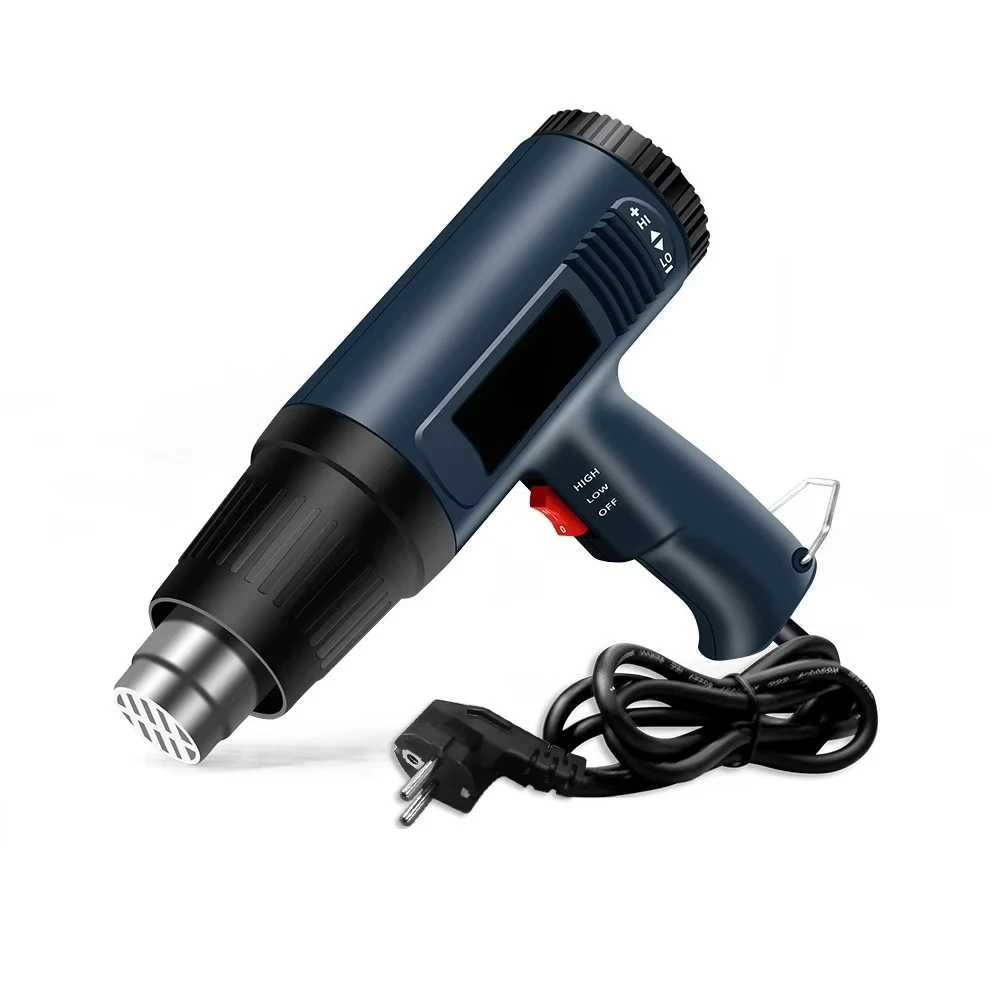Industrial Digital Display Temperature Adjustment Hot air Gun for Shrink Wrap Cellphone Repair