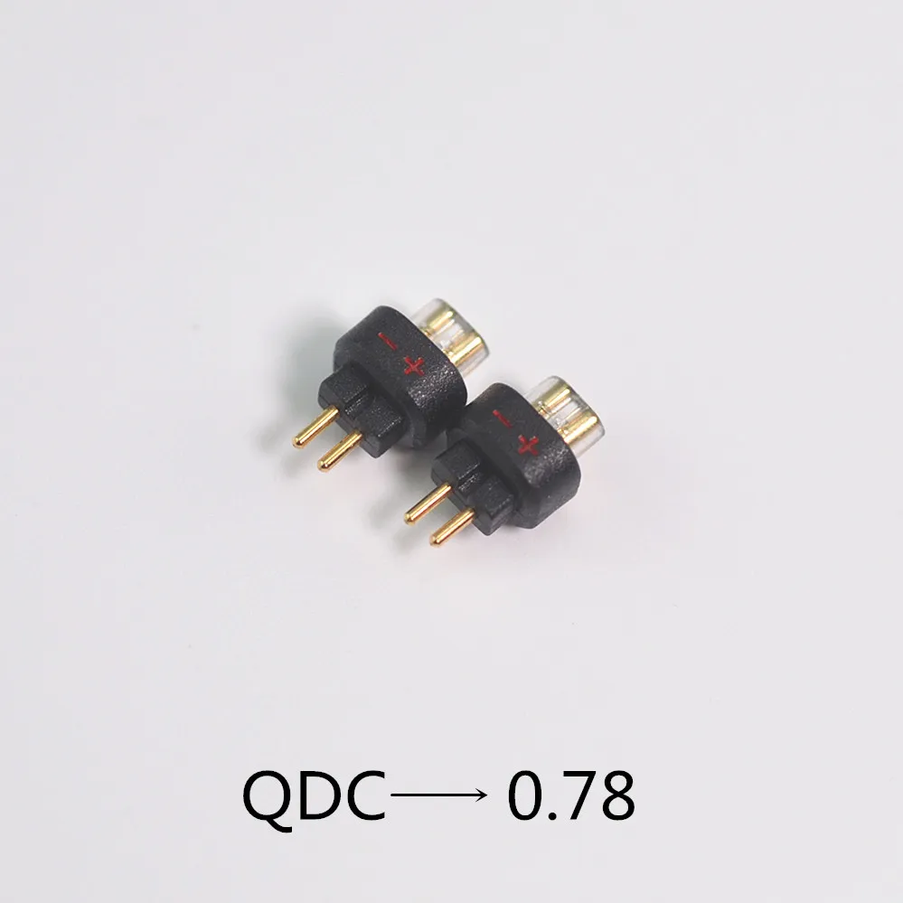 Qdc to 0.78 headphone cable to pin qdc earplug adapter plug 0.78 to 0.78