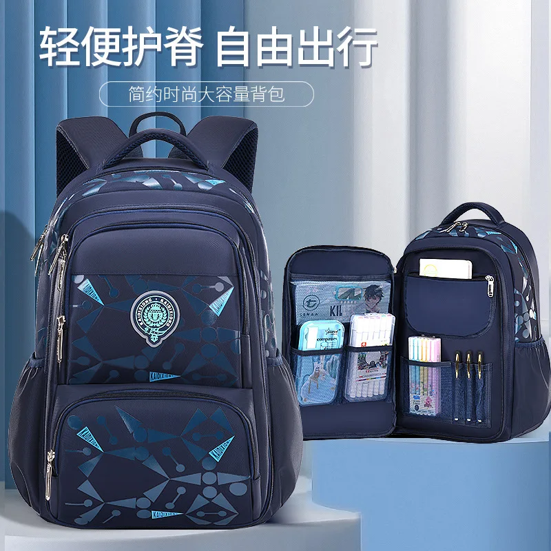 Ortopedia mochilas escolares para crianças, mochila infantil, mochila primária para meninas e meninos, mochilas impermeáveis, bolsa de livros, 2022