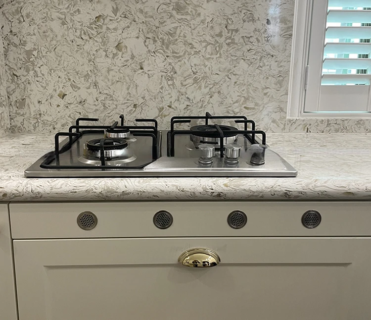 European-Style Three-Head Gas Cookers Embedded Three-Eye Gas Furnace Multi-Head Stove Square Household Four-Eye Natural