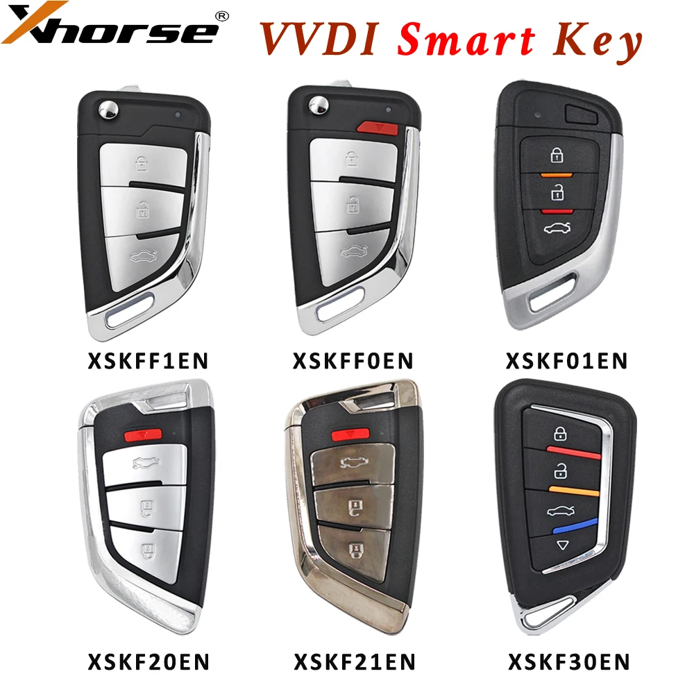 XHORSE VVDI Smart Remote Key XSKF01EN/XSKF20EN/XSKF21EN/XSKFF0EN/XSKFF1EN/XSKF30EN Keyless Go Fob English Version