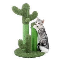 Luxury Cactus Cat Scratching Board Multiple Structures Pet Toys Fashion Design Made of Natural Sisal Cat Tree