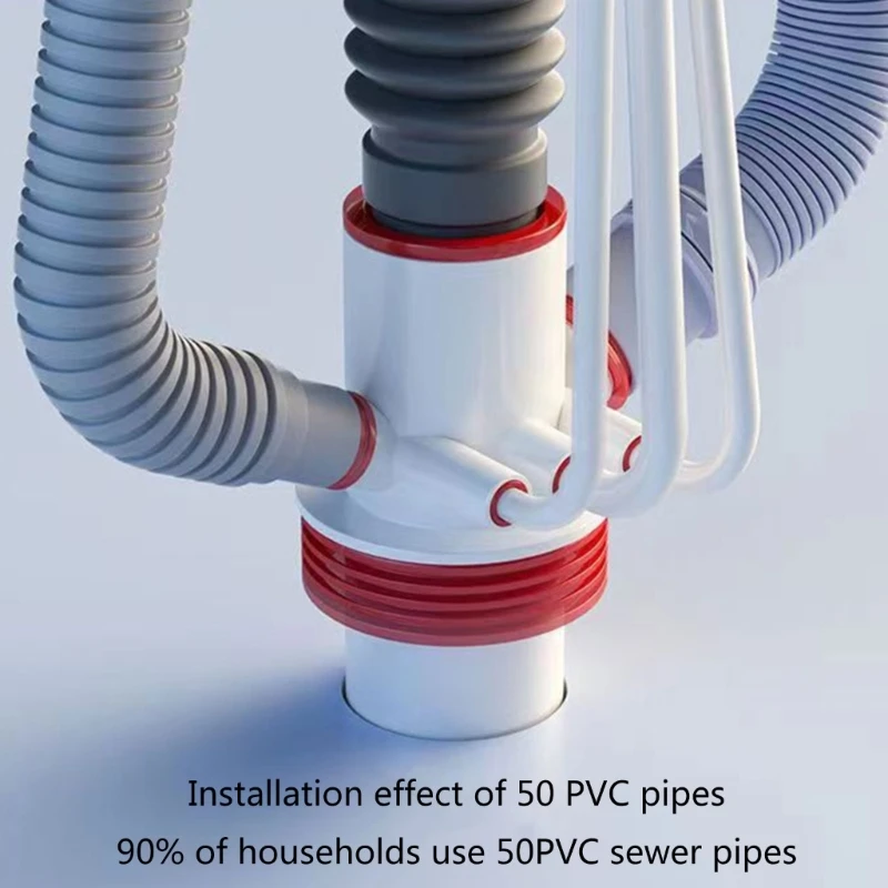 Convenient Kitchen Sink Water Disposal Solution Kitchen Sink Pipe Connector ABS Dropship