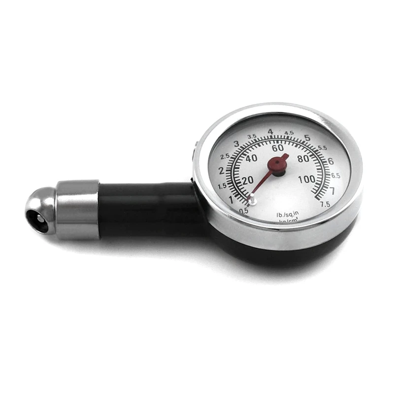 Car Bike Motorcycle Air Pressure Tester 0-100Psi Tire Pressure Monitor Air Pressure Tester