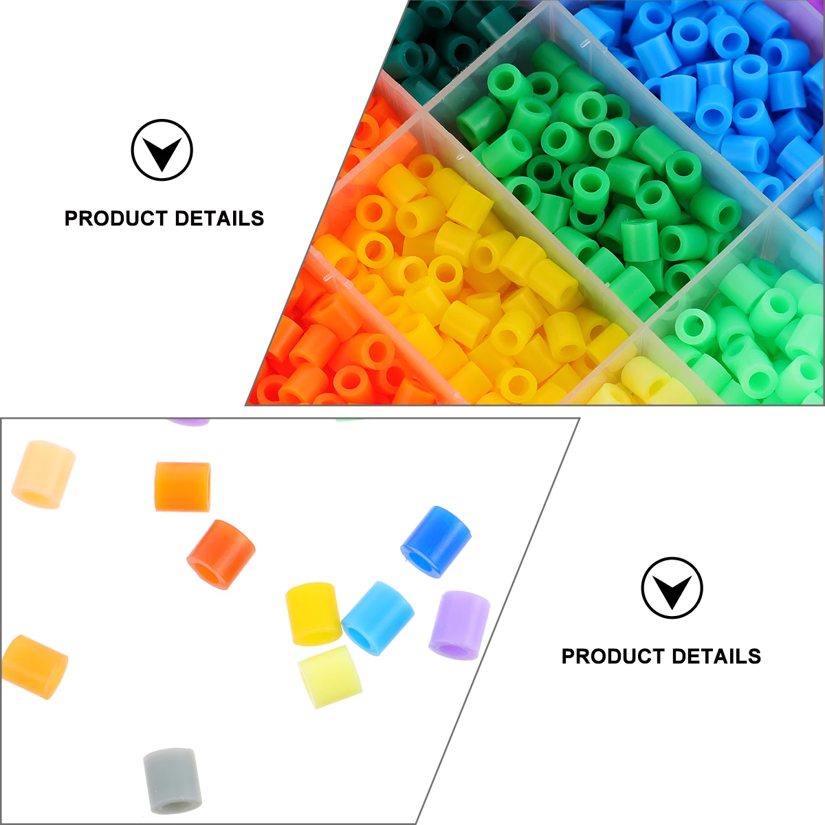 

Puzzle Bean Set Kids Bead Kit Christmas Kits Toys DIY Sticky Beads Educational for Adult Jigsaw Child