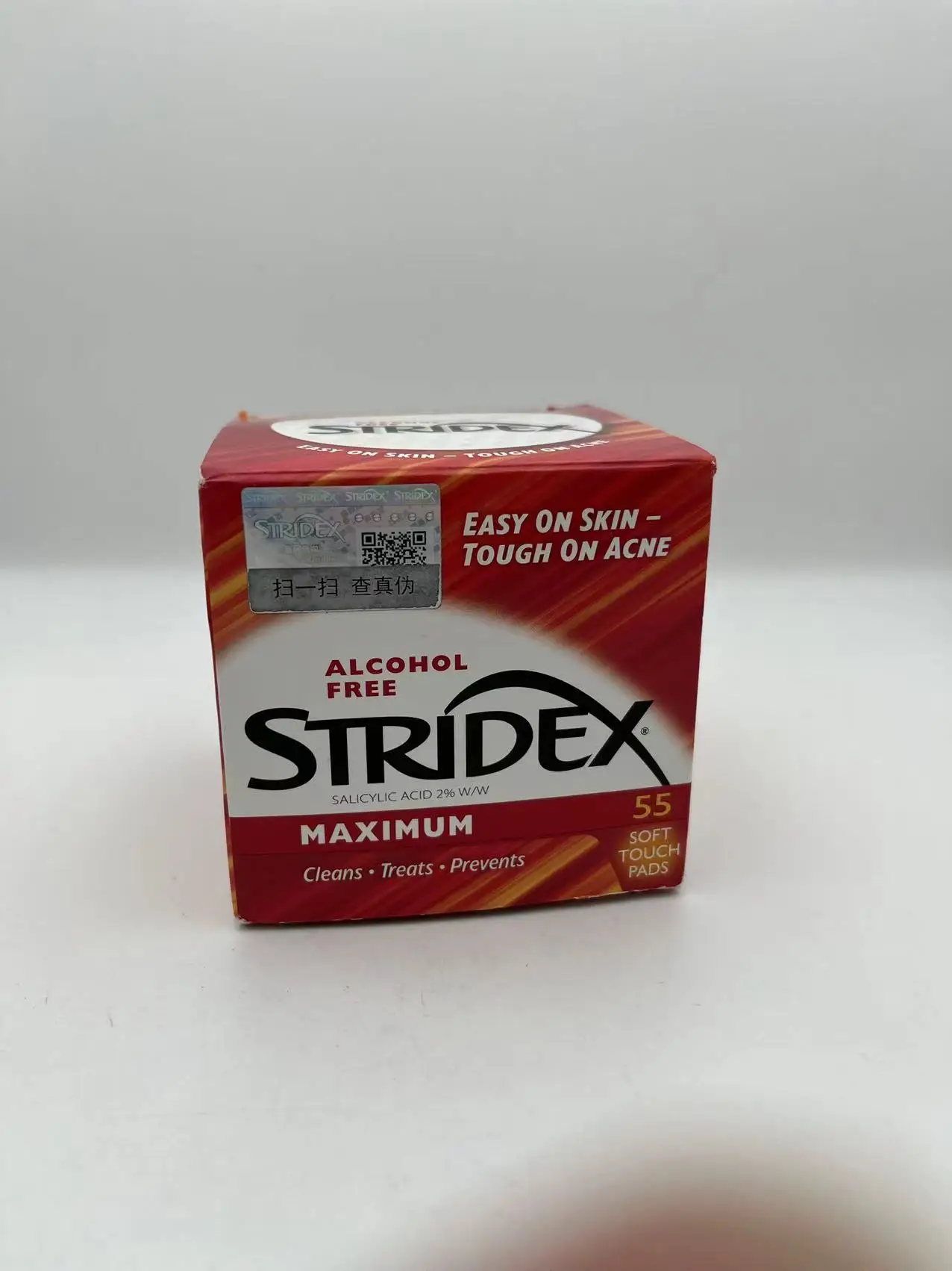 

Stridex Single-Step Acne Control Maximum Alcohol Free 55 Soft Touch Pads