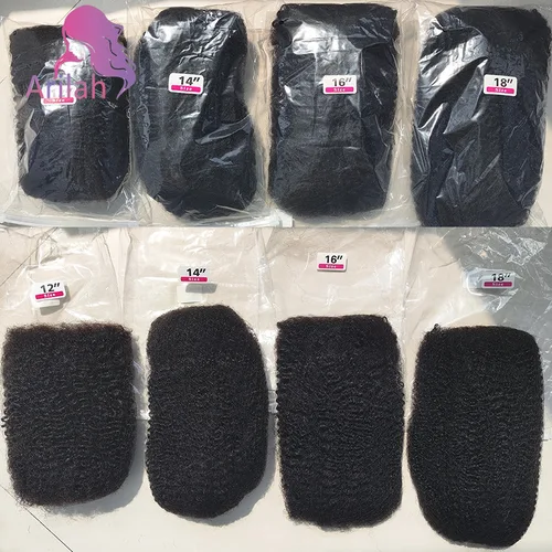 Extensiones de cabello humano rizado Afro 4C de 10-18 pulgadas, 30g/50 gramos, extensiones de cabello humano Remy mongol, reparación Loc, giros/trenzas