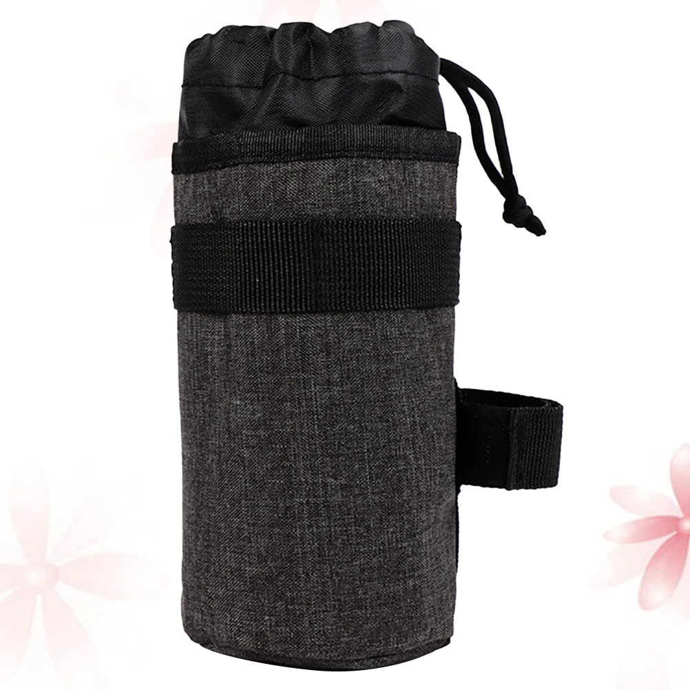 

Bike Water Bottle Bag Portable Kettle Pouch Practical Bottle Bag for Outside Outdoor Daily Use (750ml, Grey)