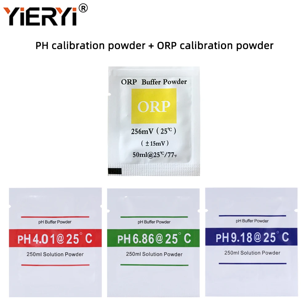 Yieryi 4.0 6.86 9.18 7.0 10.0 PH Buffer Powder 4.01 6.86 9.18 / 4.0 7.0 10.0 Calibration Point For PH Meter Calibration Solution