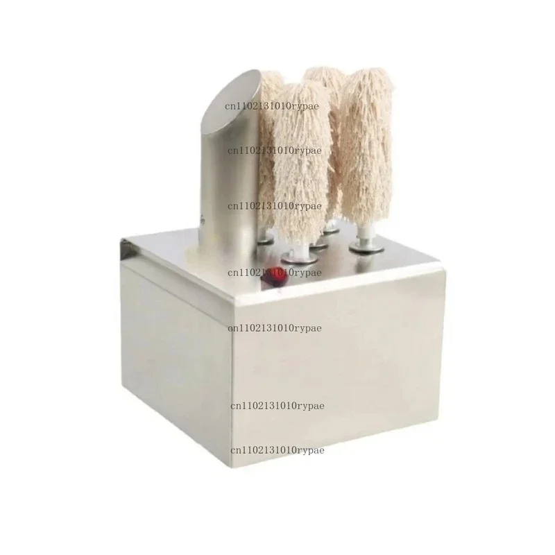 2026 New High Output Automatic Wine Cup Gloss Finishing Station Commercial Bar Glassware Gloss Treatment Hardware