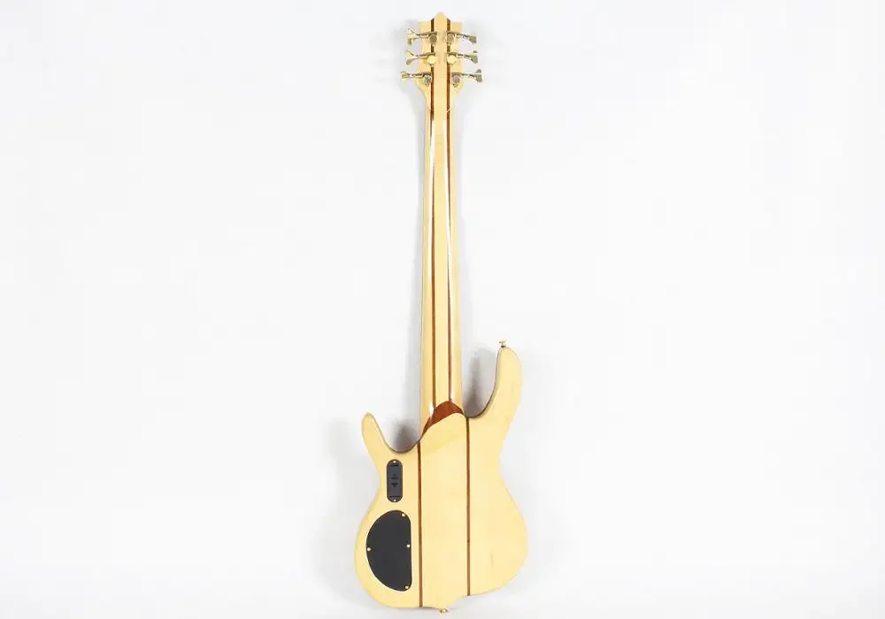 high quality custom OEM made in china neck thru through body 6 six string ebana electric bass guitar