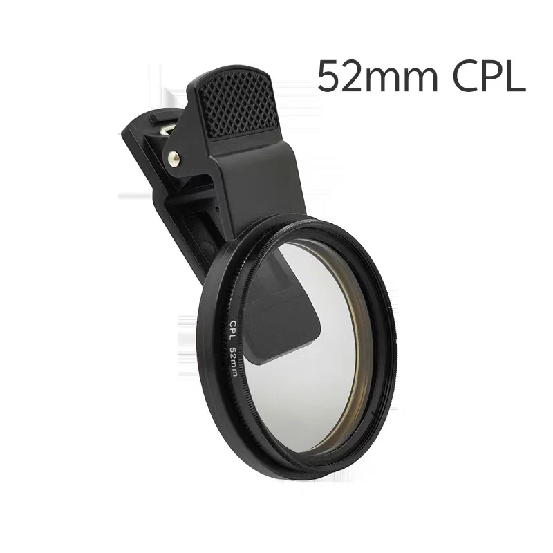 

52mm mobile phone CPL polarizing mirror for anti reflection and anti reflection glass water surface universal