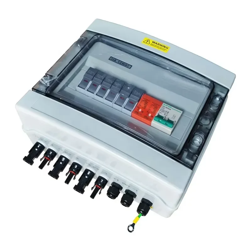 

Photovoltaic Distribution Box for Solar Off-Grid System 500V 3-in-1-Out IP65 Indoor DC Circuit Breaker 20A