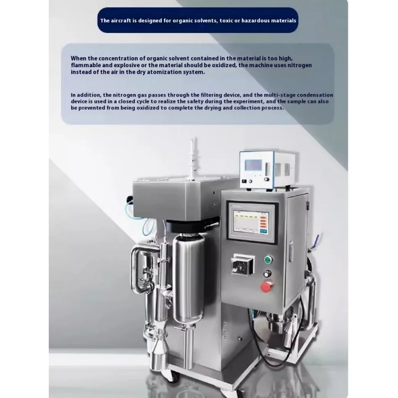 

lab Spray Dryer for Liquid Drying Laboratory Chemical Liquid Chemical Powder Spray Dryer Mini Lab Instant Coffee Spray Dryer Pri