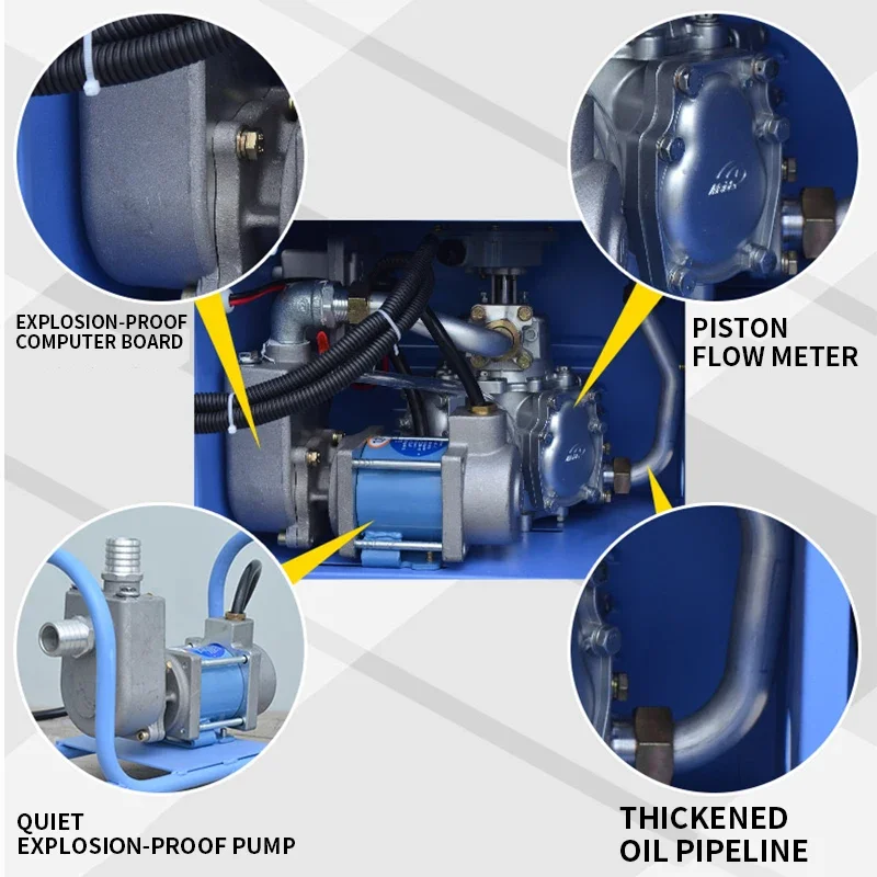 Бесшумный дизельный бензиновый заправочный насос, 12 В/24 В/220 В, дизельный насос с высоким потоком 65-80 л/мин, топливный насос 90B