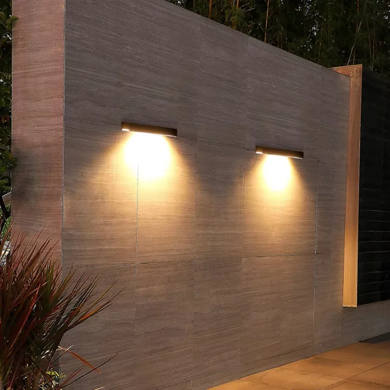 

Solar wall lamp, outdoor magnetic wall lamp, waterproof LED wall lamp, outdoor courtyard modern decorative lighting