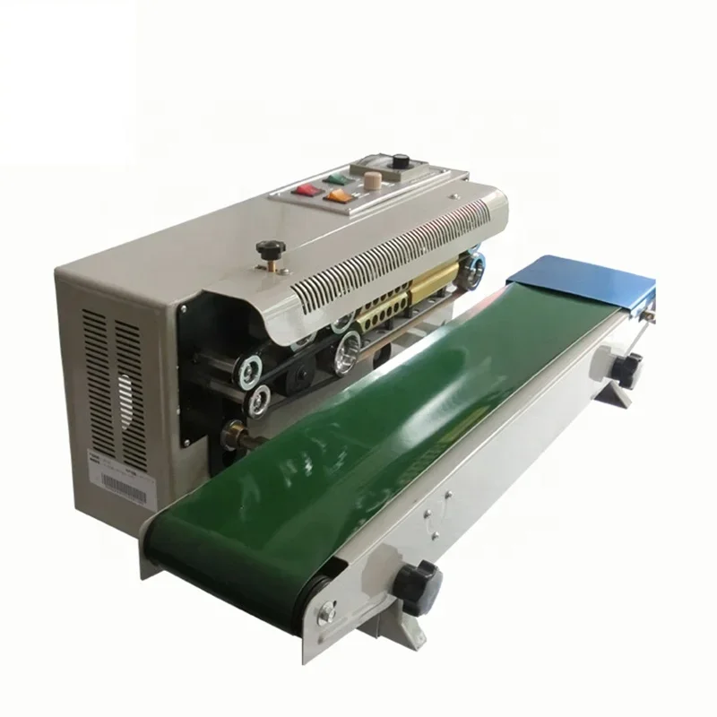 New FR-770 Automatic Continuous Plastic Bag Heat Sealer Sealing hine for Aluminum Foil Plastic Bag