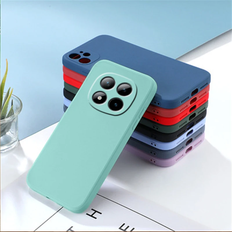 Für Redmi Note 15 4G Hülle Xiaomi Redmi Note 15 Pro Plus Schutzhülle Stoßfeste Flüssigsilikon Weiche Schutzhülle Redmi Note 15 Pro 5G