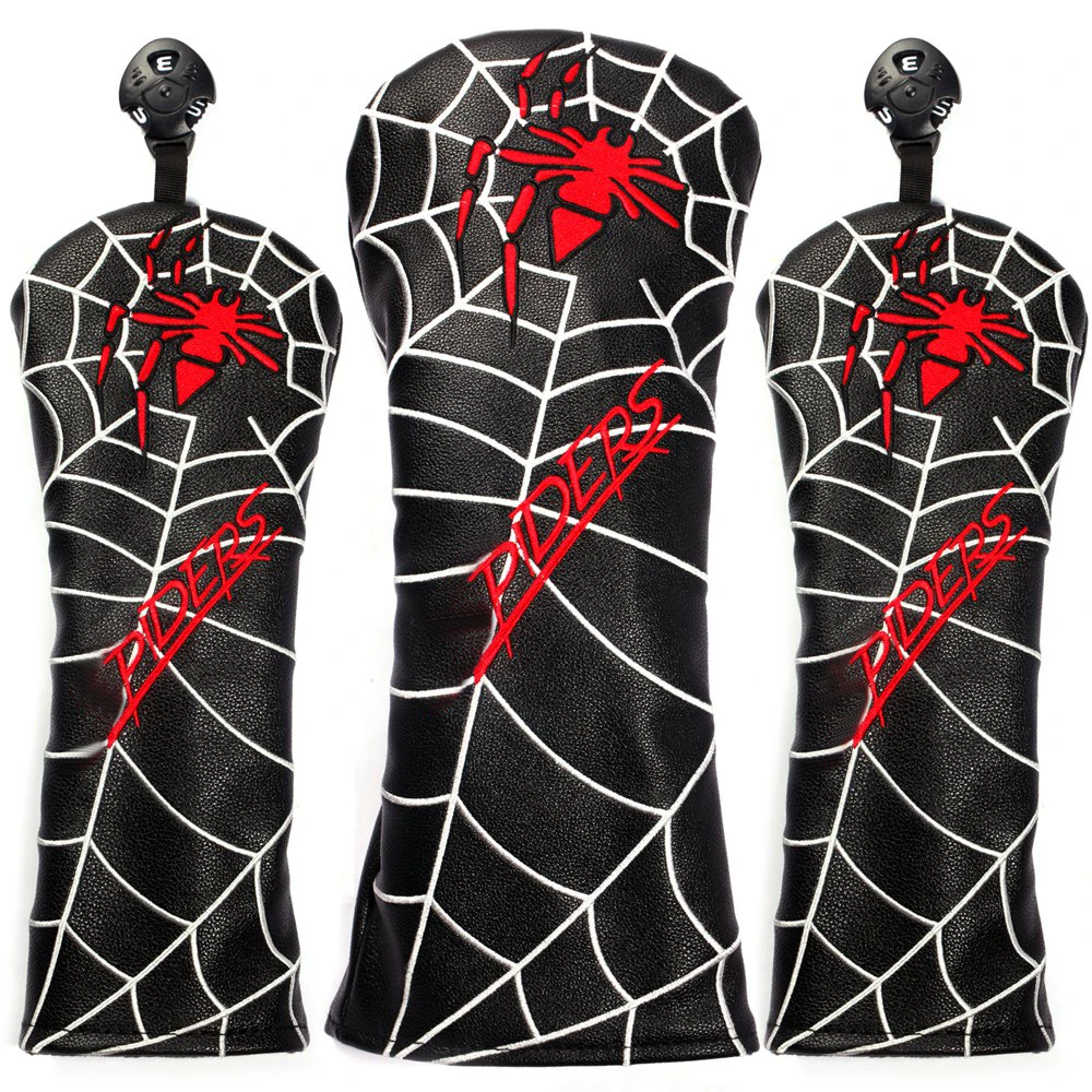 Golf Club Head Covers for Driver Cover Fairway Cover Hybrid Cover Blade Putter Covers PU Leather Headcover
