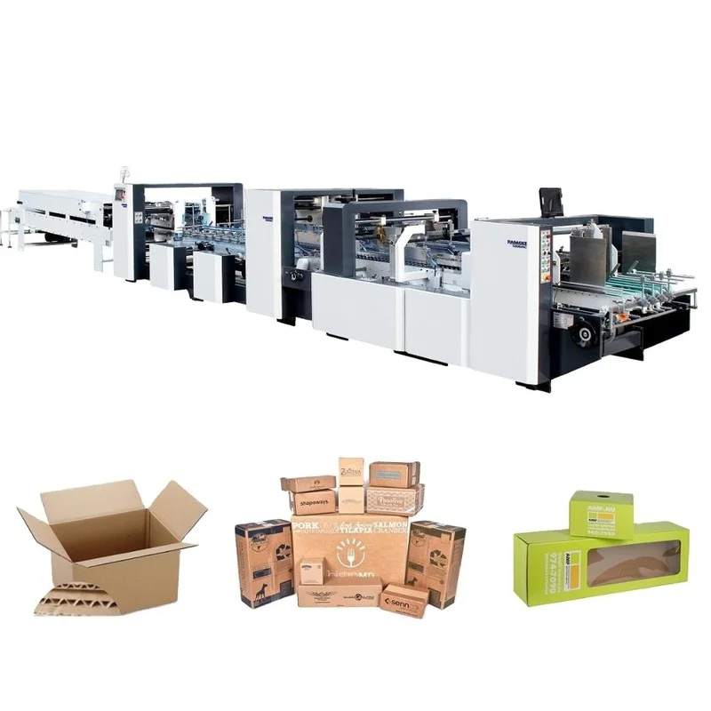 GK-1200AC Automatic Corrugated Carton Cardboard Paper Box Making Machine