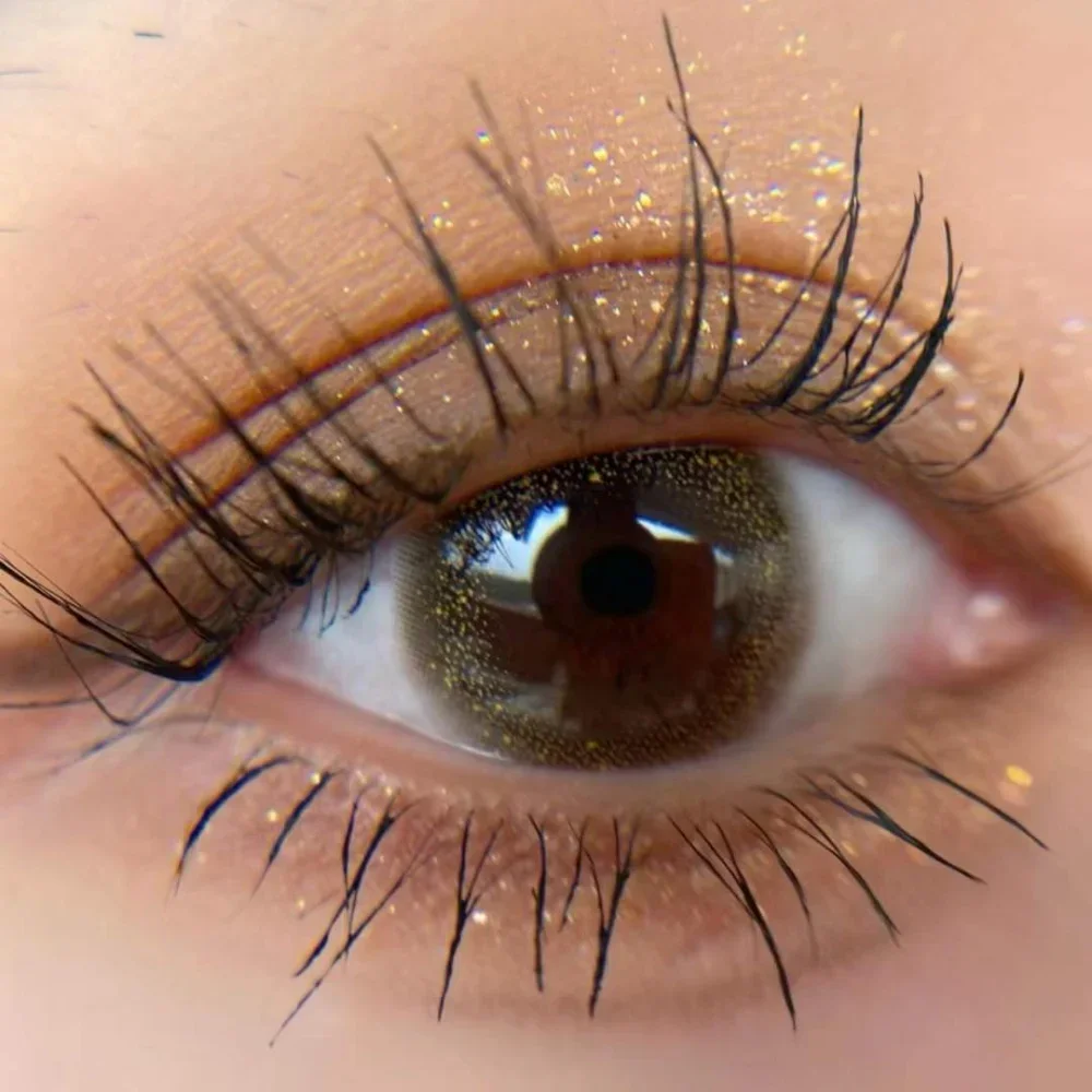 มาสคาร่าต่อขนตาแบบเส้นเล็กพิเศษ งอนงาม หนา ติดทนนาน กันน้ำ ให้ขนตาดูยาวขึ้น สีดำน้ำตาล งอนธรรมชาติ เครื่องสำอางแต่งหน้า