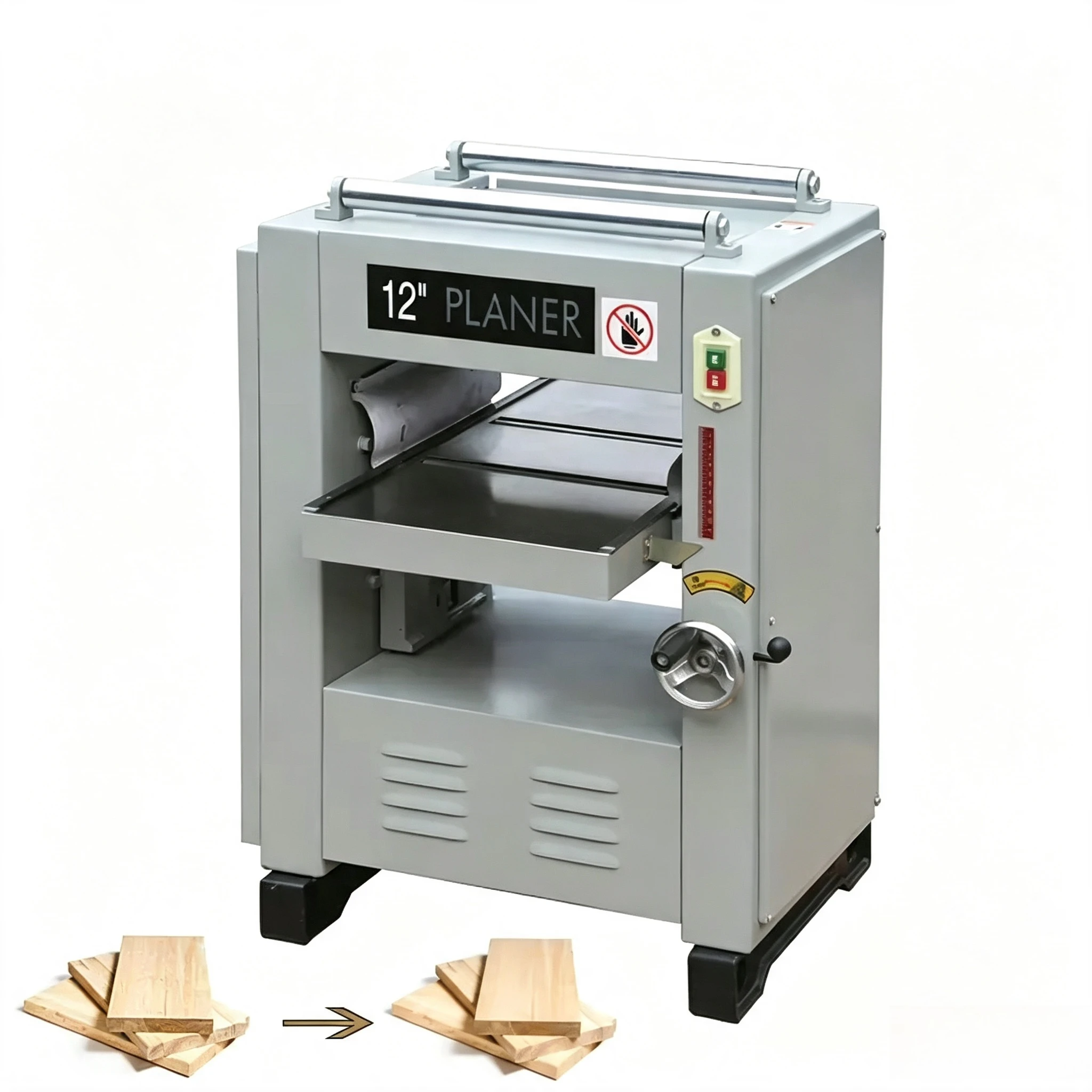YSDMILL Electric Wood Moulder Surface Thicknesser Single Side Wood Planer Machine