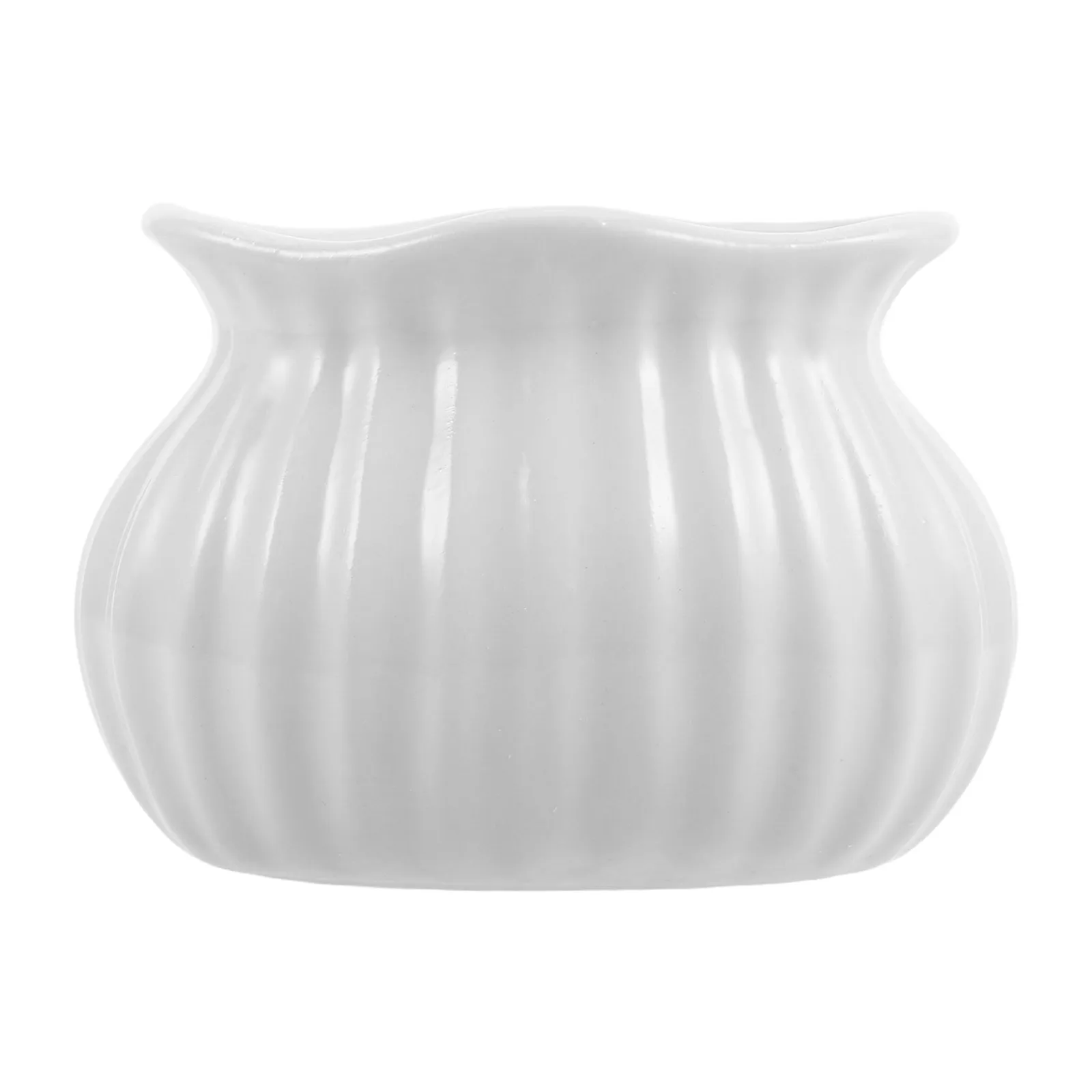 

Elegant Modern White Ceramic Vase for Living Room Dining Table Minimalist Flower Vase Decoration Ideal for Fresh Dried Flower