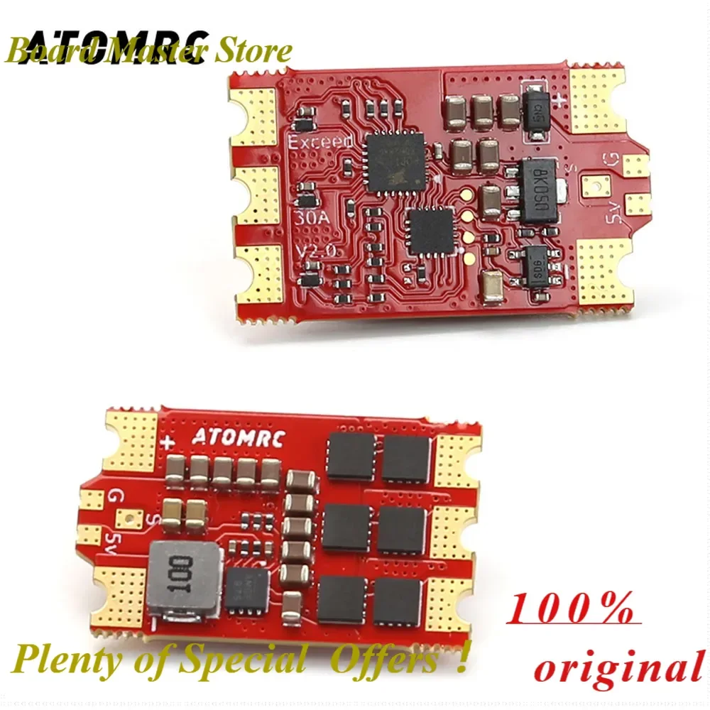 BoMaSATOMRC RC Electronic Speed Controller EXCEED BLS 4S 30A ESC Fixed WIng Model RC Drone Accessories