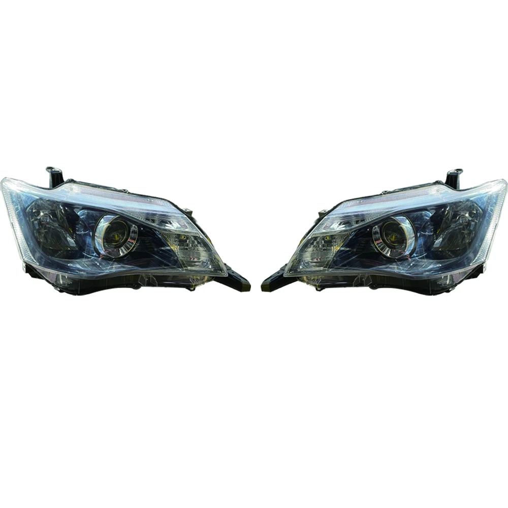 For Toyota Corolla Axio 2012 to 2015 NZE161 NZE164 Car Headlights Lens Black 81110-12J00   A Pair