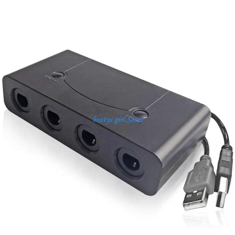 C7AB 3 in 1 Controllers Adapter Game Handle Converter for Switches & Terminals Game Use on the Gamepad for Game Cube