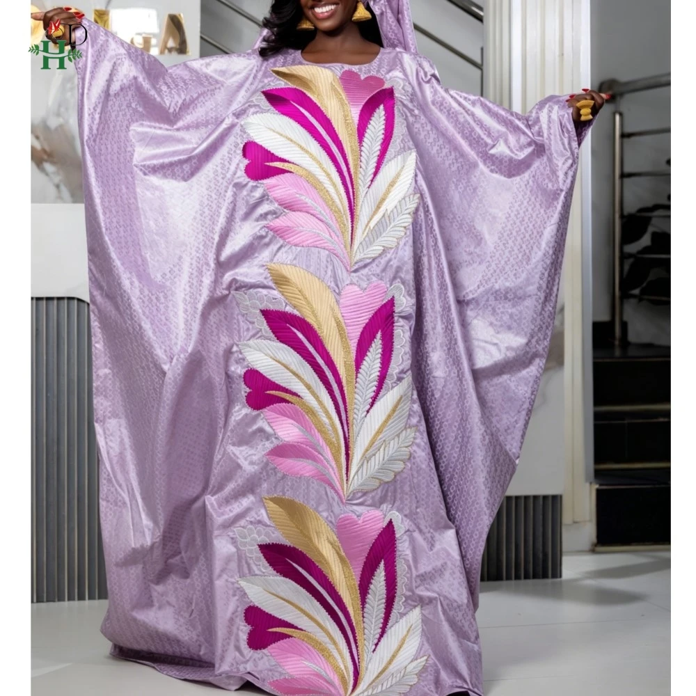 Vestidos H&D en liquidación, vestidos africanos para mujer, Boubou de Nigeria, bordado original, Bazin Riche, vestido turco para boda